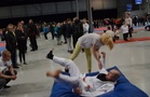 Liisa Gavrilovan heittosuorituksessa on myös Orimattilan Judoseurasta hankittua tehoa.